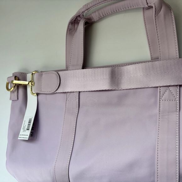 NWT Stoney Clover Lane Mini Tote Bag Grape Crossbody Strap - Small Flaw - Picture 6 of 16